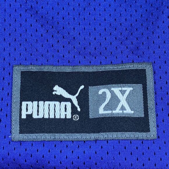 Vintage 90s Puma New York Giants‎ Jason Sehorn #31 Jersey Mens Size 2XL Blue - Picture 10 of 16